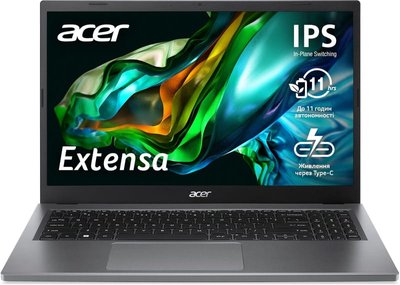 Ноутбук Acer Extensa 15 EX215-23-R01B Steel Gray (NX.EH3EU.00F) фото