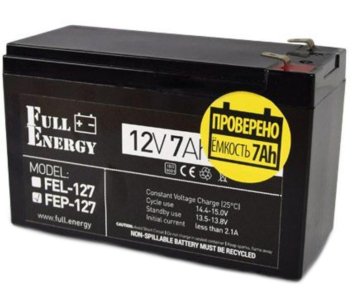 Full Energy FEP-127 Акумулятор 12В 7 Ач для ДБЖ фото