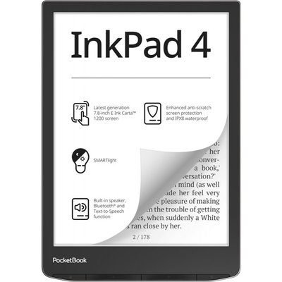 Електронна книга PocketBook 743G InkPad 4 (PB743G-U-CIS) фото