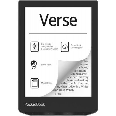 Електронна книжка PocketBook Verse (PB629) Mist Grey (PB629-M-CIS) фото
