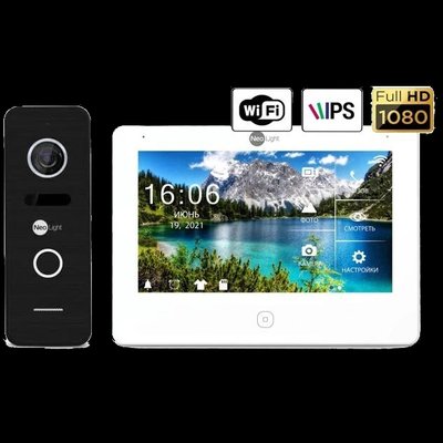 NeoKIT HD Pro WF Black Комплект відеодомофона фото