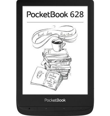 Електронная книга PocketBook 628 Touch Lux 5, Black (PB628-P-CIS) фото