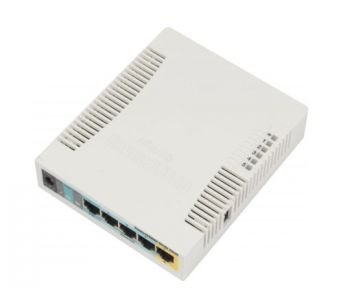 MikroTik RB951Ui-2HnD 2.4GHz Wi-Fi маршрутизатор з 5-портами Ethernet для домашнього використання фото