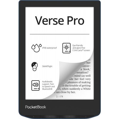 Электронная книжка PocketBook Verse Pro (PB634) Azure (PB634-A-CIS) фото