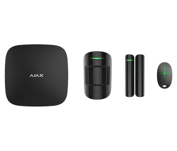 Ajax StarterKit Plus (Чёрный) Комплект охранной сигнализации фото