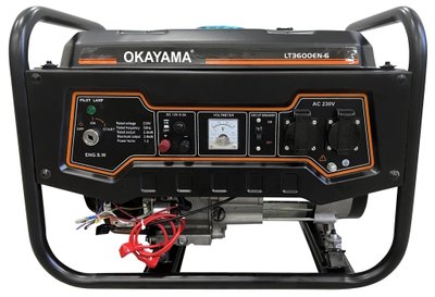 Генератор бензиновий Okayama LT3600EN-6 2.5 Kw Key Start With Battery фото