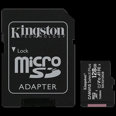 Kingston 128 Гб microSDXC U1 V10 A1 (SDCS2/128GBSP) Карта пам’яті фото