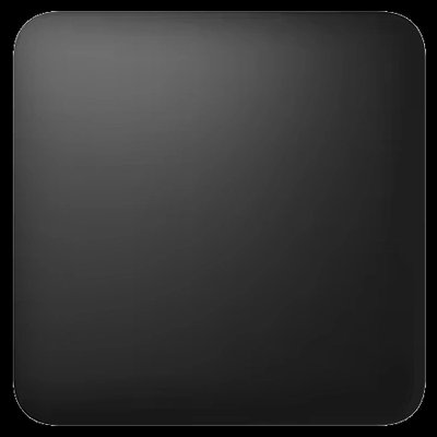 Ajax SoloButton (1-gang/2-way) [55] black Кнопка для одноклавішного чи прохідного вимикача фото