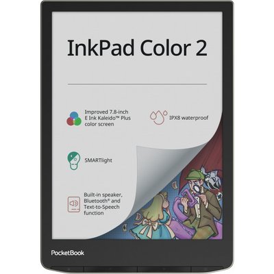 Електронна книга з підсвічуванням PocketBook 743K InkPad Color 3, Stormy Sea (PB743K3-1-CIS) фото