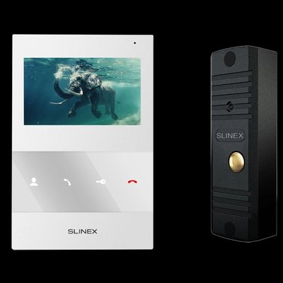 Slinex SQ-04M(White) + ML-16НR(Black) Комплект домофонии фото