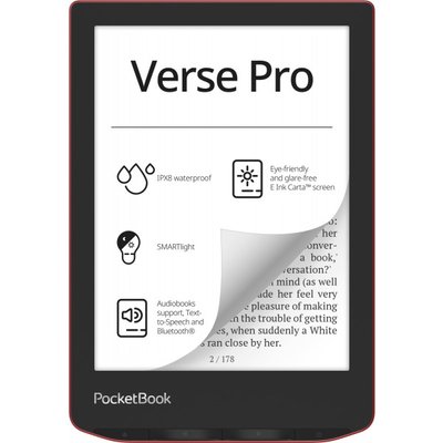 Електронна книжка PocketBook Verse Pro (PB634) Passion Red (PB634-3-CIS) фото