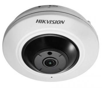 DS-2CD2955FWD-IS (1.05мм) 5мп Fisheye IP відеокамера Hikvision з функціями IVS і детектором осіб фото
