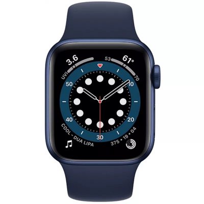 Смарт-годинник Apple Watch Series 6 GPS 40mm Blue Aluminum Case w. Deep Navy Sport B. (MG143) фото