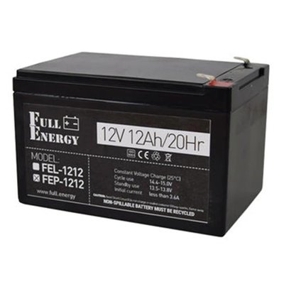 Full Energy FEP-1212 Акумулятор 12В 12 Аг для ДБЖ фото