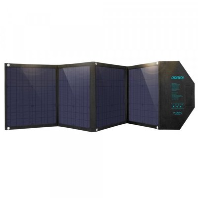 Зарядний пристрій на сонячній батареї Choetech Solar panel 80 Watt (SC007) фото