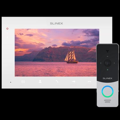 Slinex ML-20HD(Black)+SQ-07MTHD(White) Комплект відеодомофону фото