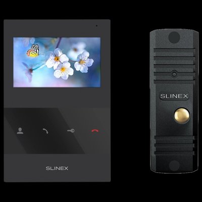 Slinex SQ-04(Black)+ML-16НD(Black) Комплект відеодомофону фото