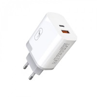 Зарядний пристрій SkyDolphin SC17 PD+QC3.0 (USB TYPE-Cx3A + USB TYPE-Ax3A) White (SDMZP-000110)