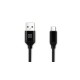 Кабель REAL-EL Premium Fabric USB - USB Type-C (M/M), 2 м, Black (EL123500047)