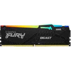 Модуль пам`яті DDR5 16GB/5200 Kingston Fury Beast RGB Black (KF552C36BBEA-16)