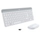 Комплект (клавіатура, миша) бездротовий Logitech MK470 White (920-009205)