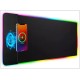 Килимок для миші з бездротовим зарядним пристроєм Choetech (T543-F) RGB Illuminated 15W Wireless Charging Mouse Pad