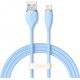 Кабель Baseus Jelly Liquid Silica Gel USB - Lightning (M/M), 2.4 A, 2 м, Blue (CAGD000103)