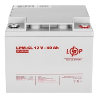 Акумуляторна батарея LogicPower 12V 40AH (LPM-GL 12 - 40 AH) GEL