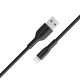 Кабель Promate xCord-Ai USB - Lightning (M/M), 1 м, Black (xcord-ai.black)