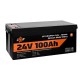 Акумуляторна батарея LogicPower 24V 100 AH (2560Wh) Smart BT для ДБЖ (BMS 100A/50А) LiFePO4