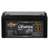 Акумуляторна батарея LogicPower 25.6V 100 AH (2560Wh) Smart BT (BMS 100A/50А) LiFePO4