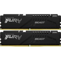 Модуль пам`яті DDR5  2x16GB/6000 Kingston Fury Beast Black (KF560C36BBE2K2-32)