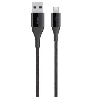 Кабель Belkin DuraTek Mixit USB-MicroUSB 1.2м Black (F2CU051bt04-BLK)