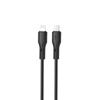 Кабель XO NBQ231A-Ci USB Type-C - Lightning (M/M), 1 м, Black (NB-Q231A-CI.black)