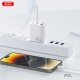 Мережевий зарядний пристрій XO L117 (2USB-С, 1USB, 3А) PD, QC 3.0 White (L117.white)