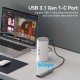 Док-станція USB3.1 Type-C --> HDMI/VGA/USB3.0x3/RJ45/SD/TF/TRRS3.5m/PD/DC100W12-in-1Ventio