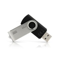 Флеш-накопичувач USB3.2 64GB Goodram UTS3 (Twister) Black (UTS3-0640K0R11)