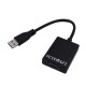 Перехідник USB 3.0 Type A --> HDMI AF кабель 20см