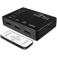 Комутатор HDMI 5xports HDMI switch, remote controlled, 4K resolution support Media-Tech