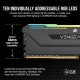 Модуль пам`ятi DDR4 2x16GB/3600 Corsair Vengeance RGB Pro SL Black (CMH32GX4M2D3600C18)