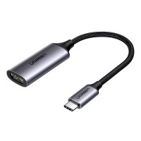 Перехідник USB 2.0 Type C --> HDMI V2.0 4K@60Hz 10 См CM297 UGREEN Сірий