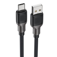 Кабель USB 2.0 USB-A to USB-C, 1,2 м, 3.0A, silicone braid C10-04 Acefast