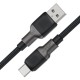 Кабель USB 2.0 USB-A to USB-C, 1,2 м, 3.0A, silicone braid C10-04 Acefast