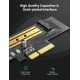 PCI-E 3.0 контролер для SSD M.2 (NVMe) x4 CM302 Ugreen