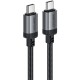 Кабель USB 2.0 USB-C to USB-C, 1.2 м, 3.0A, aluminum alloy Black, C20-03 Acefast