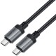 Кабель USB 2.0 USB-C to USB-C, 1.2 м, 3.0A, aluminum alloy Black, C20-03 Acefast