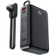 УМБ Acefast 20000mAh 67W PD3.0 20В/3.35A Type-C, USB-A, witch cable, Li-ion M4 Black