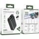 УМБ Acefast 20000mAh 67W PD3.0 20В/3.35A Type-C, USB-A, witch cable, Li-ion M4 Black