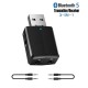 Адаптер Bluetooth 5.0 HQ-Tech ZF-169 Plus, USB power, A2DP+AVRCP, DC3.5, LED, коробка