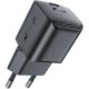 Зарядний пристрій USB-C 20W Gan A73 mini Fast Charger Black Acefast